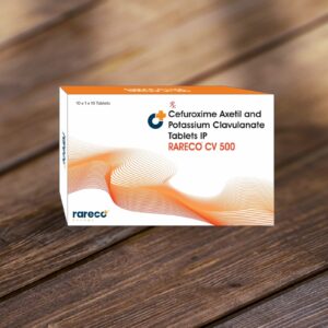 Rareco CV 500 : Cefuroxime Axetil and Potassium Clavulanate Tablets