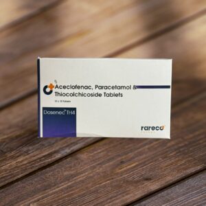 Dosenec TH4 : Aceclofenac, Paracetamol & Thiocolchicoside Tablets
